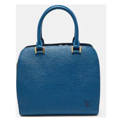 Louis Vuitton Toledo Blue EPI Leather Pont Neuf PM Bag