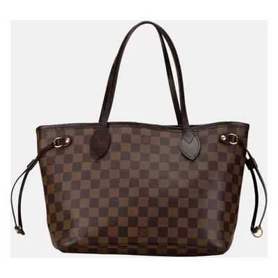 Louis Vuitton Brown Damier Ebene Neverfull PM