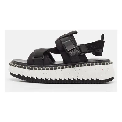 Chloe Black Neoprene Lilli Slingback Sandals Size