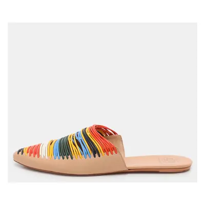 Tory Burch Multicolor Leather Rainbow Sienna Mules Size