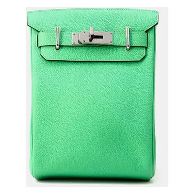 Hermes Vert Comic Togo Leather PM Kelly Akkad Bag