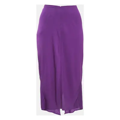 Diane Von Furstenberg Purple Midi Skirt