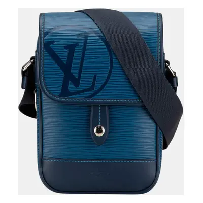 Louis Vuitton Blue Epi Downtown Messenger BB