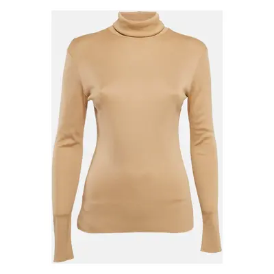 Polo Ralph Lauren Beige Cashmere Knit Turtle Neck Sweater