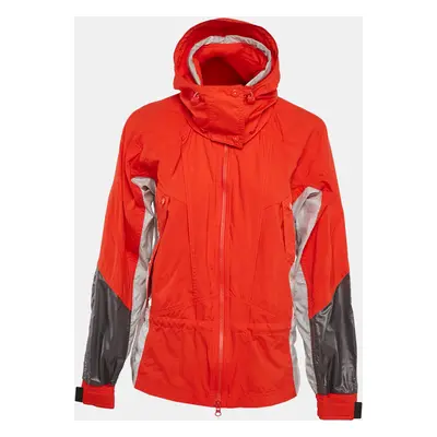 Stella McCartney X Adidas Orange Nylon Windbreaker Jacket