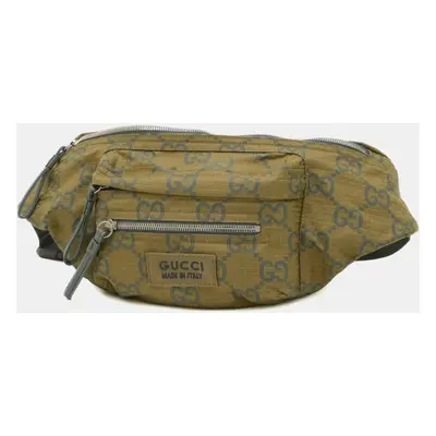 Gucci Mustard Nylon GG Ripstop Body Bag