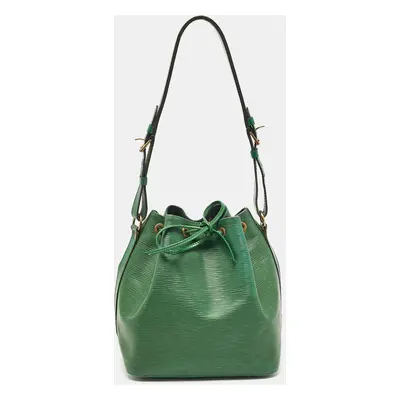 Louis Vuitton Green Epi Leather Petit Noe Bag