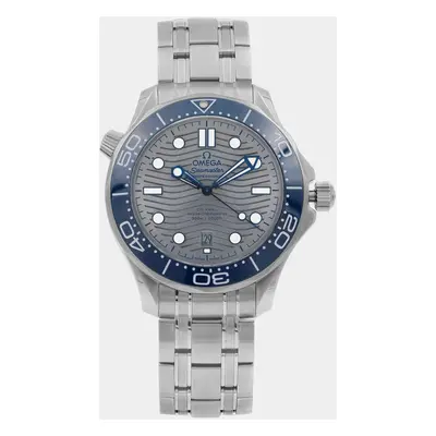 Omega Grey Stainless Steel Seamaster Diver 210.30.42.20.06.001 Automatic Men's Wristwatch mm