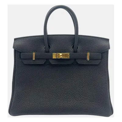 Hermes Noir Togo Leather Birkin Bag