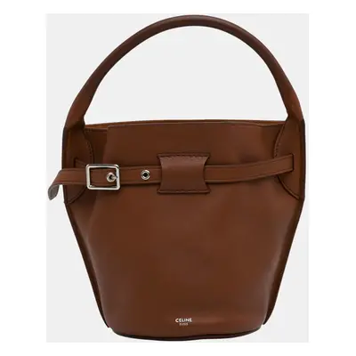 Celine Brown Nano Big Bucket Bag