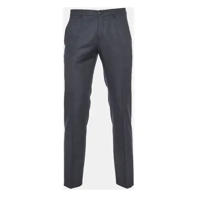 Giorgio Armani Black Virgin Wool Trousers