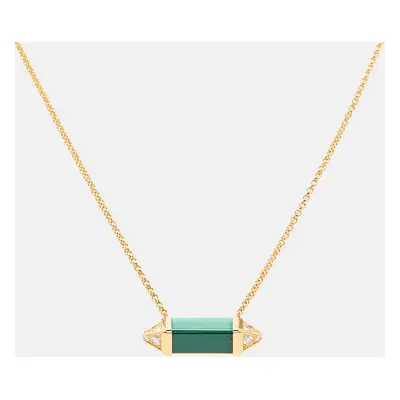 Cartier Les Berlingots de Cartier Malachite Diamonds 18k Yellow Gold Necklace