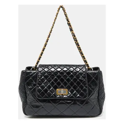 Chanel Black Quilted Leather Mix Reissue Accordion Flap Bag