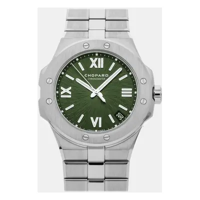 Chopard Green Stainless Steel Alpine Eagle Automatic Men's Wristwatch mm