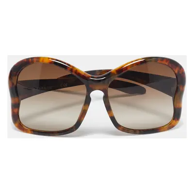 Prada Tortoise Brown Gradient SPR181 Butterfly Sunglasses