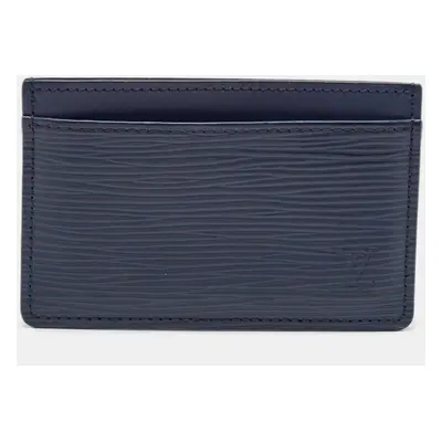 Louis Vuitton Blue Marine Epi Leather Card Holder