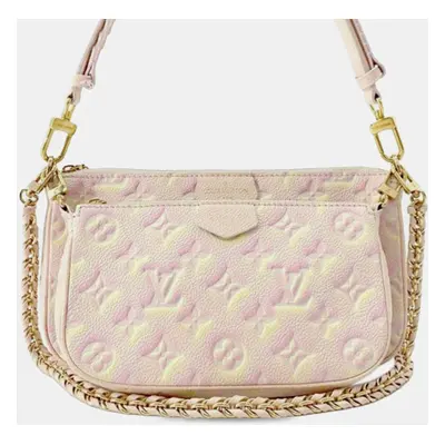 Louis Vuitton Pink Monogram Empreinte Summer Stardust Multi Pochette Accessoires