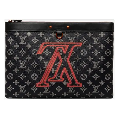 Louis Vuitton Black Monogram Ink Upside Down Apollo Pochette