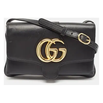 Gucci Black Leather Small Arli Crossbody Bag