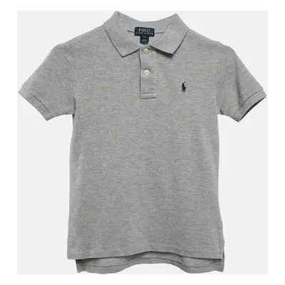 Polo Ralph Lauren Grey Cotton Pique Polo T-Shirt Yrs