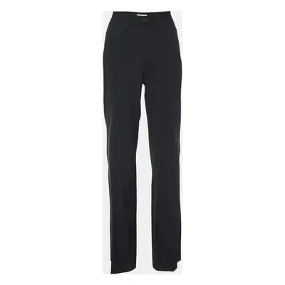 Balenciaga Black Wool Straight Fit Trousers