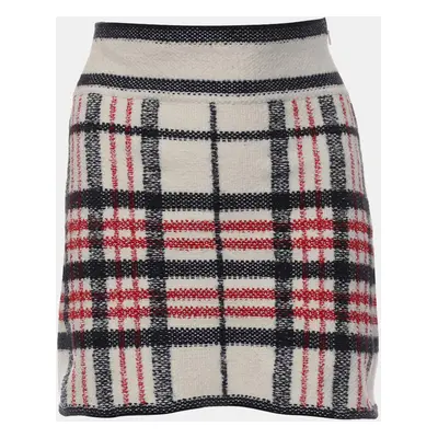 Christian Dior Logo Plaid Mini Skirt FR Women