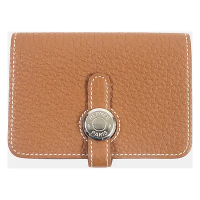 HERMES Dogon Compact Card Holder Togo