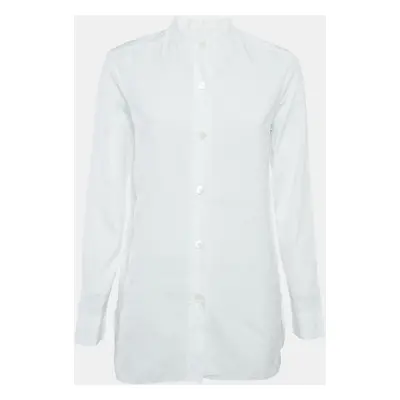 Marni White Cotton Button Front Blouse