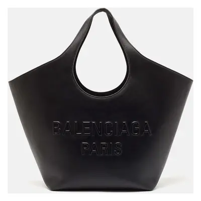 Balenciaga Black Leather Medium Mary Kate Tote