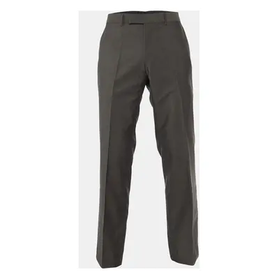 Boss By Hugo Boss Brown Wool Movie2 Trousers