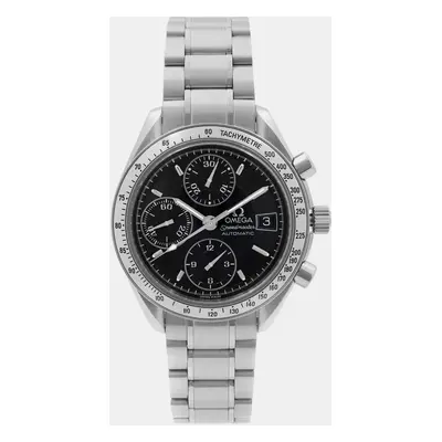 Omega Black Stainless Steel Speedmaster 3513.50.00 Automatic Men's Wristwatch mm