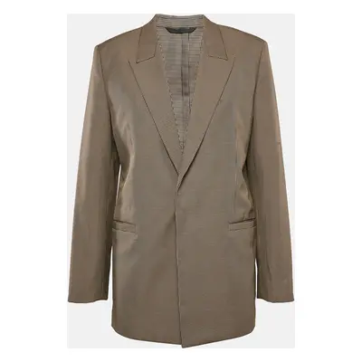 Givenchy Brown Houndstooth Single Breasted Blazer