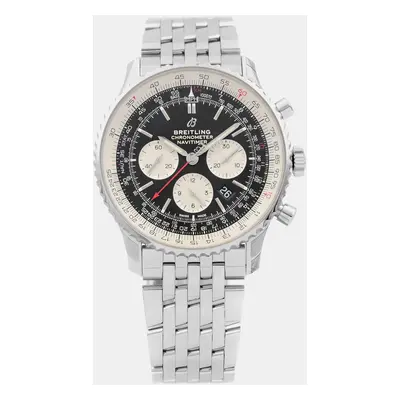 Breitling Black Stainless Steel Navitimer Automatic Men's Wristwatch mm