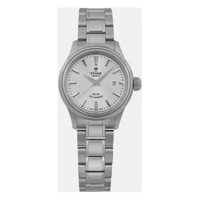 Tudor Silver Stainless Steel Style Automatic Women's Wristwatch mm