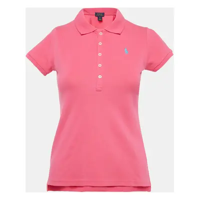 Polo Ralph Lauren Kids Pink Pique Cotton T-Shirt Yrs