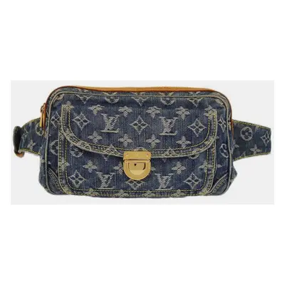 Louis Vuitton Blue Monogram Denim Bum Bag Waist Pouch