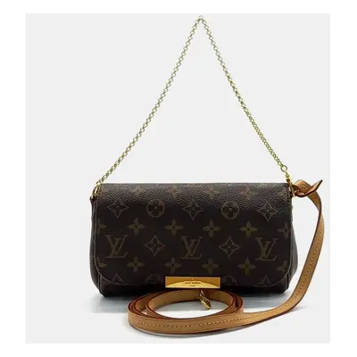 Louis Vuitton Brown Canvas Monogram Favorite PM bag