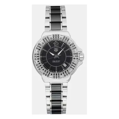 Tag Heuer Formula 36 mm Steel Ceramic Black Dial Women's Wristwatch