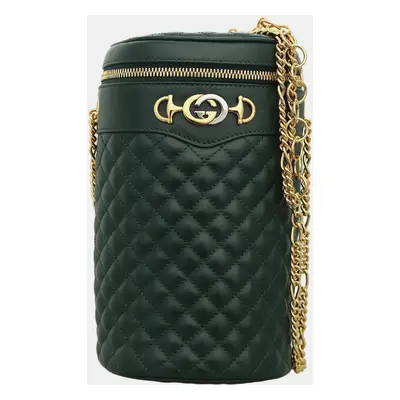 Gucci Zumi Medium Leather Cylinder Shoulder Bag