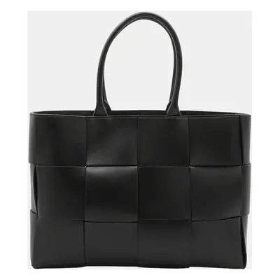 Bottega Veneta Black Leather Arco Tote Bag