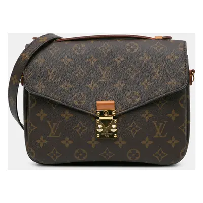 Louis Vuitton Brown Monogram Pochette Metis