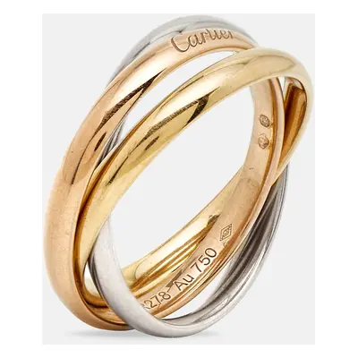 Cartier Trinity 18k Three Tone Gold Small Model Ring Size