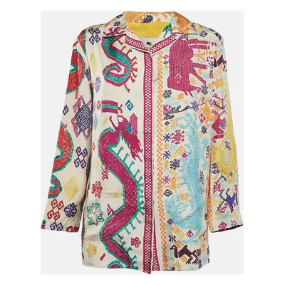 Etro Multicolor Printed Button Front Blouse