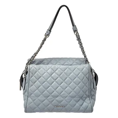 MICHAEL Michael Kors Blue Quilted Leather Rachel Satchel