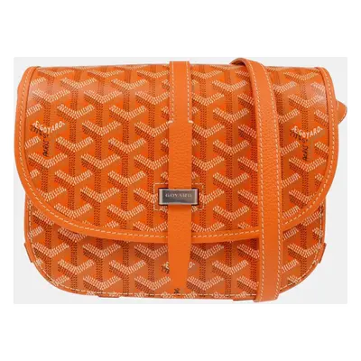 Goyard Orange Belvedere PM Shoulder Bag