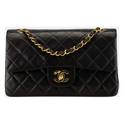 Chanel Black Small Classic Lambskin Double Flap