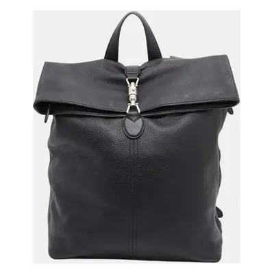 Gucci Black Leather Jackie Backpack