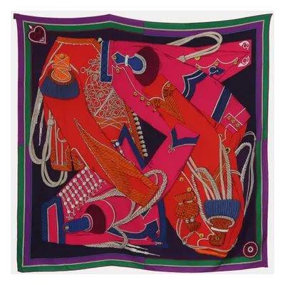 Hermes Cashmere Zouaves Et Dragons Scarf