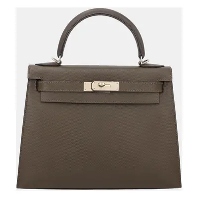 Hermes Vert Veronese Grain d`H Leather Kelly Bag