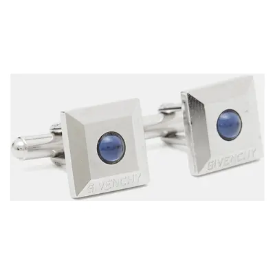 Givenchy Resin Silver Tone Cufflinks